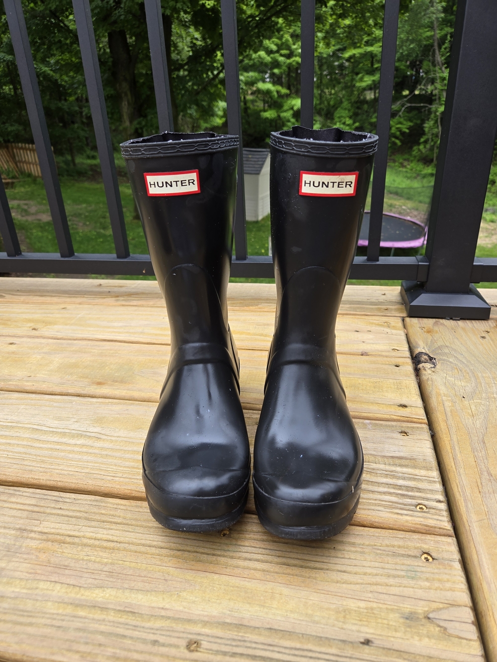 Hunter Black Rain Boots